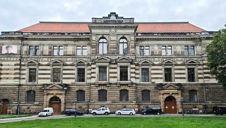 The Albertinum's entrance front