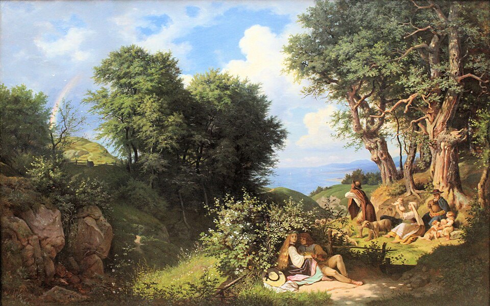 A Ludwig Richter landscape in the Albertinum