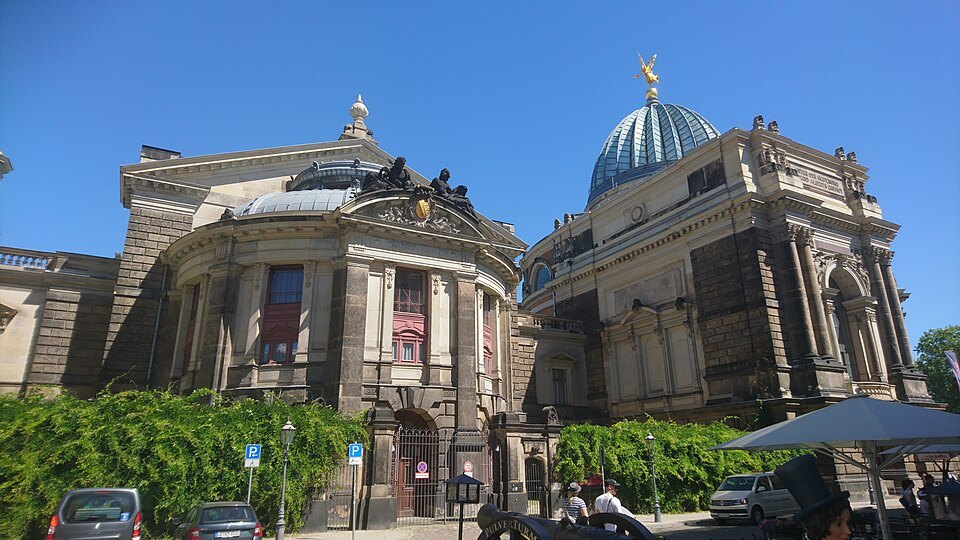 The Academy of Fine Arts and its glass dome