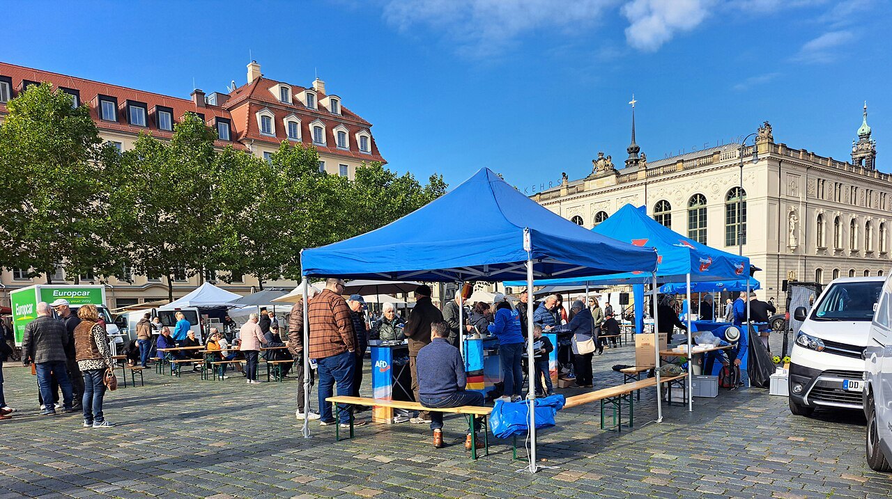 The Neumarkt and its rebuilt house fronts