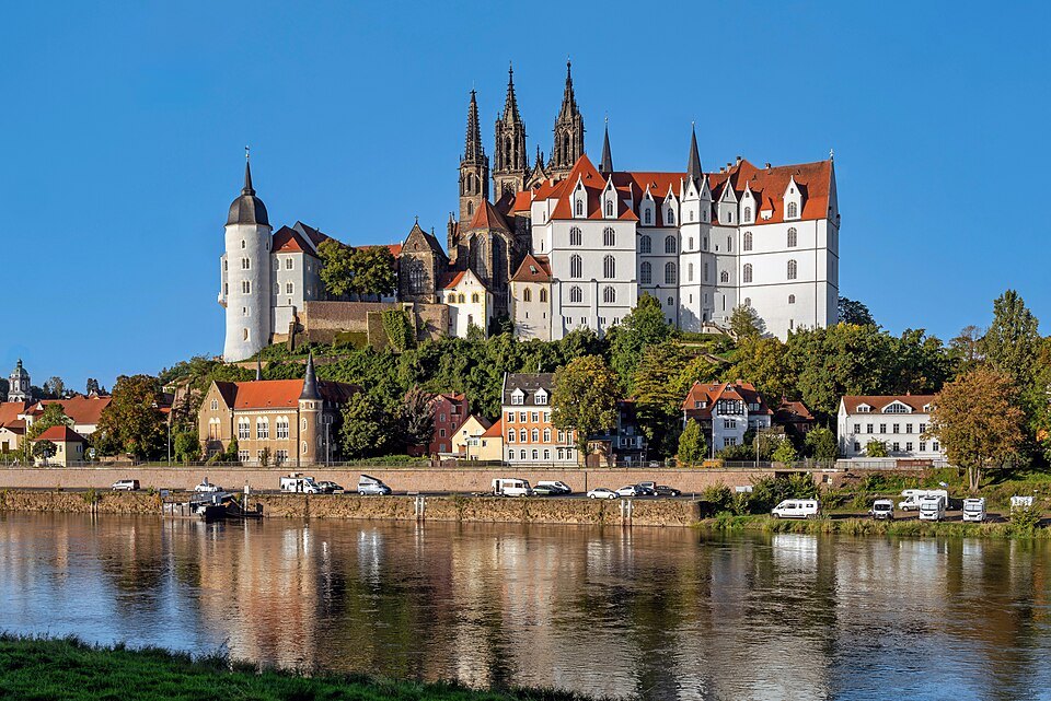 The Albrechtsburg above the Elbe, Meißen