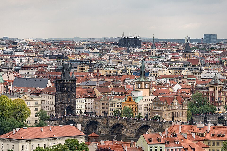 Prague Castle above the Vltava