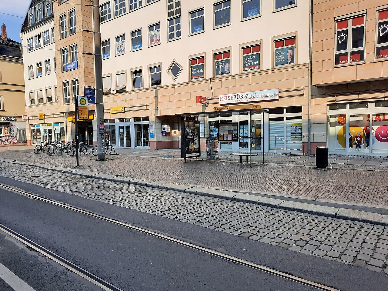 Louisenstraße in the Äußere Neustadt