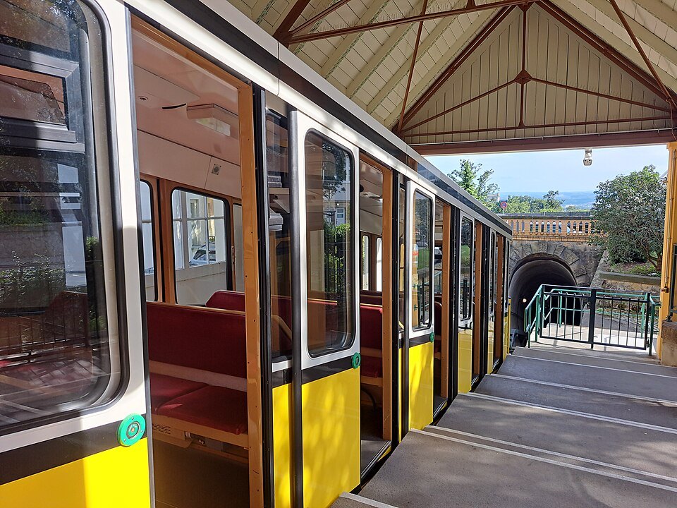 The Standseilbahn funicular