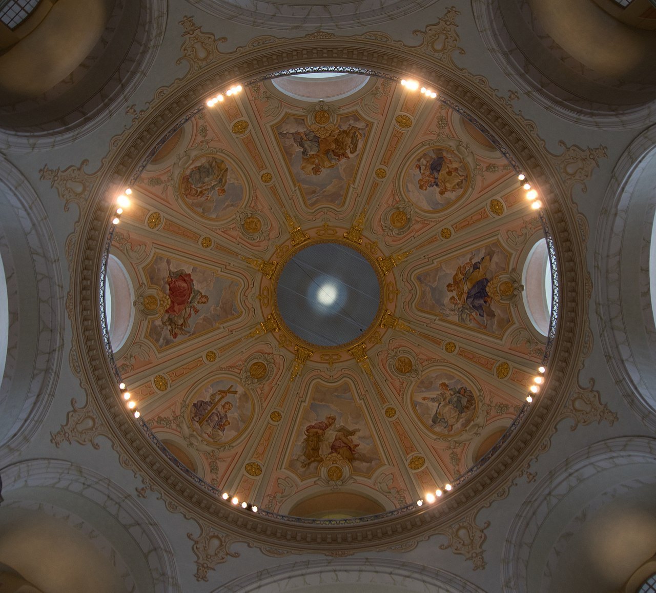 Kuppel Innen Frauenkirche Dresden