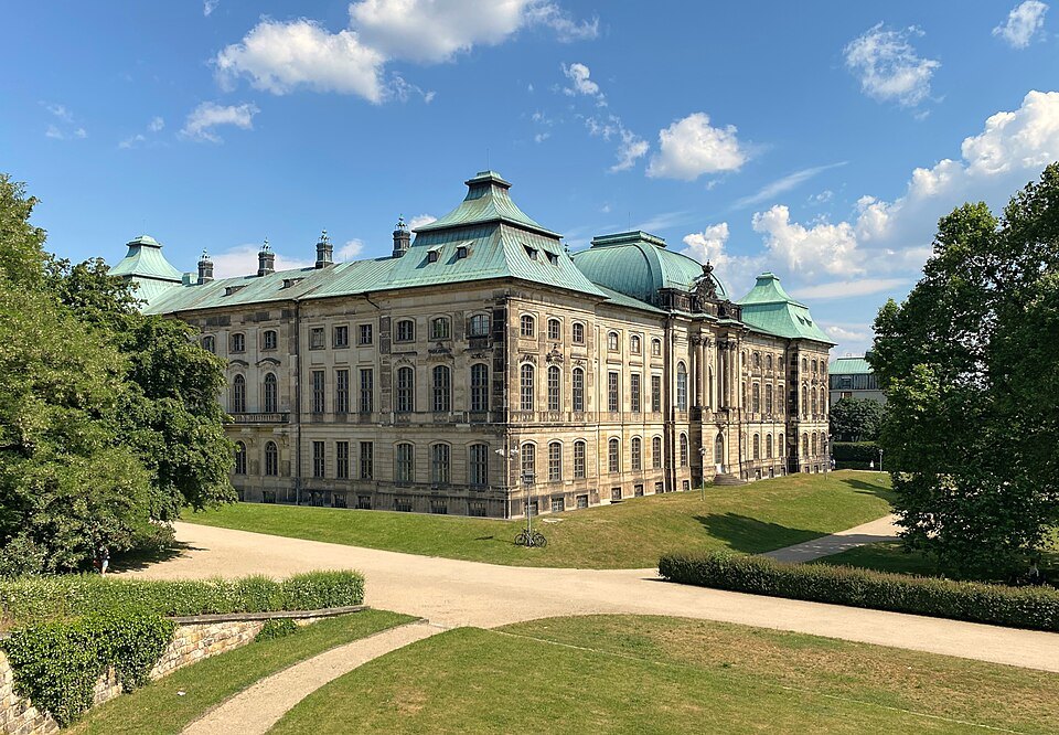 The Japanese Palace from its riverside garden