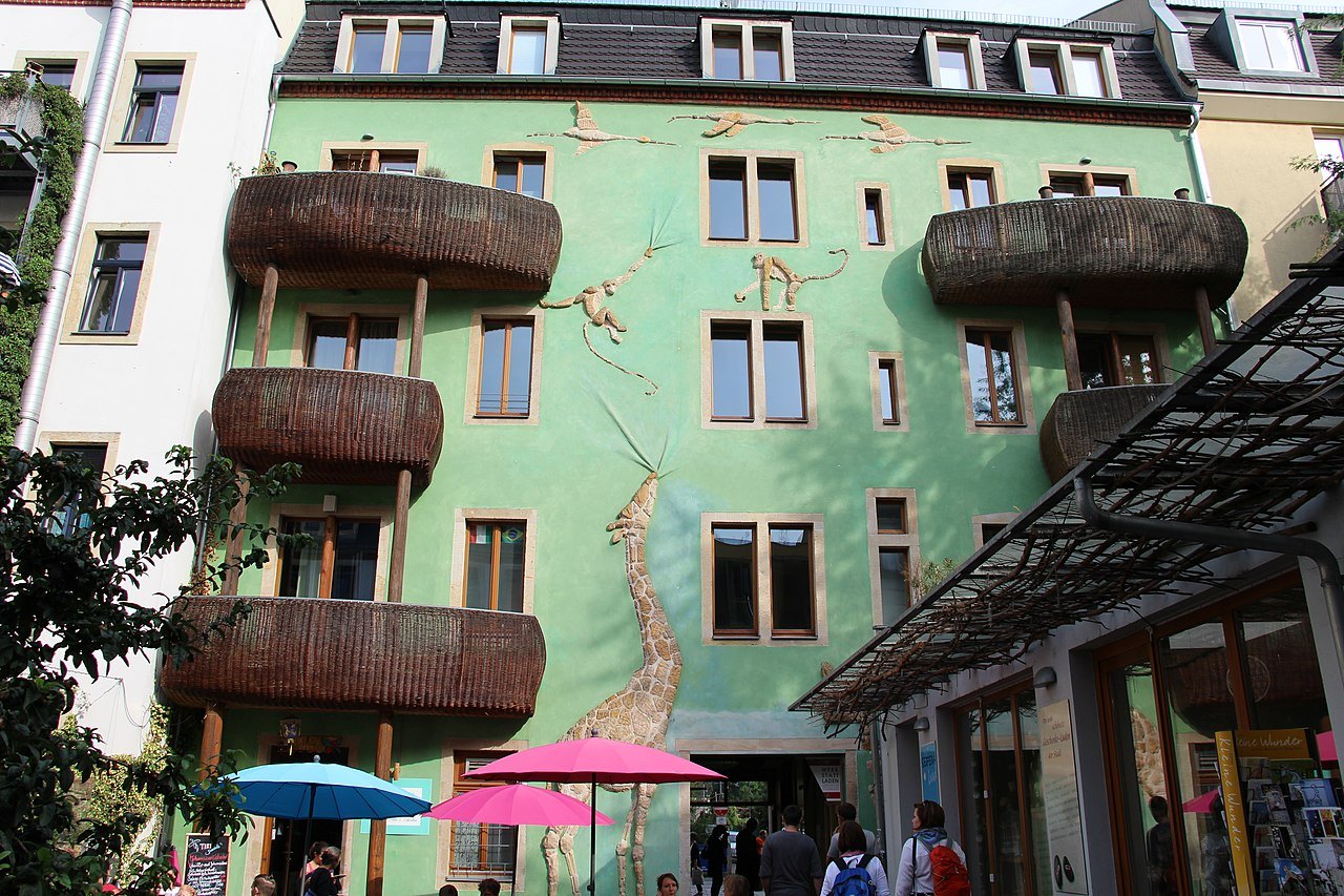 The Courtyard of Animals in the Kunsthofpassage