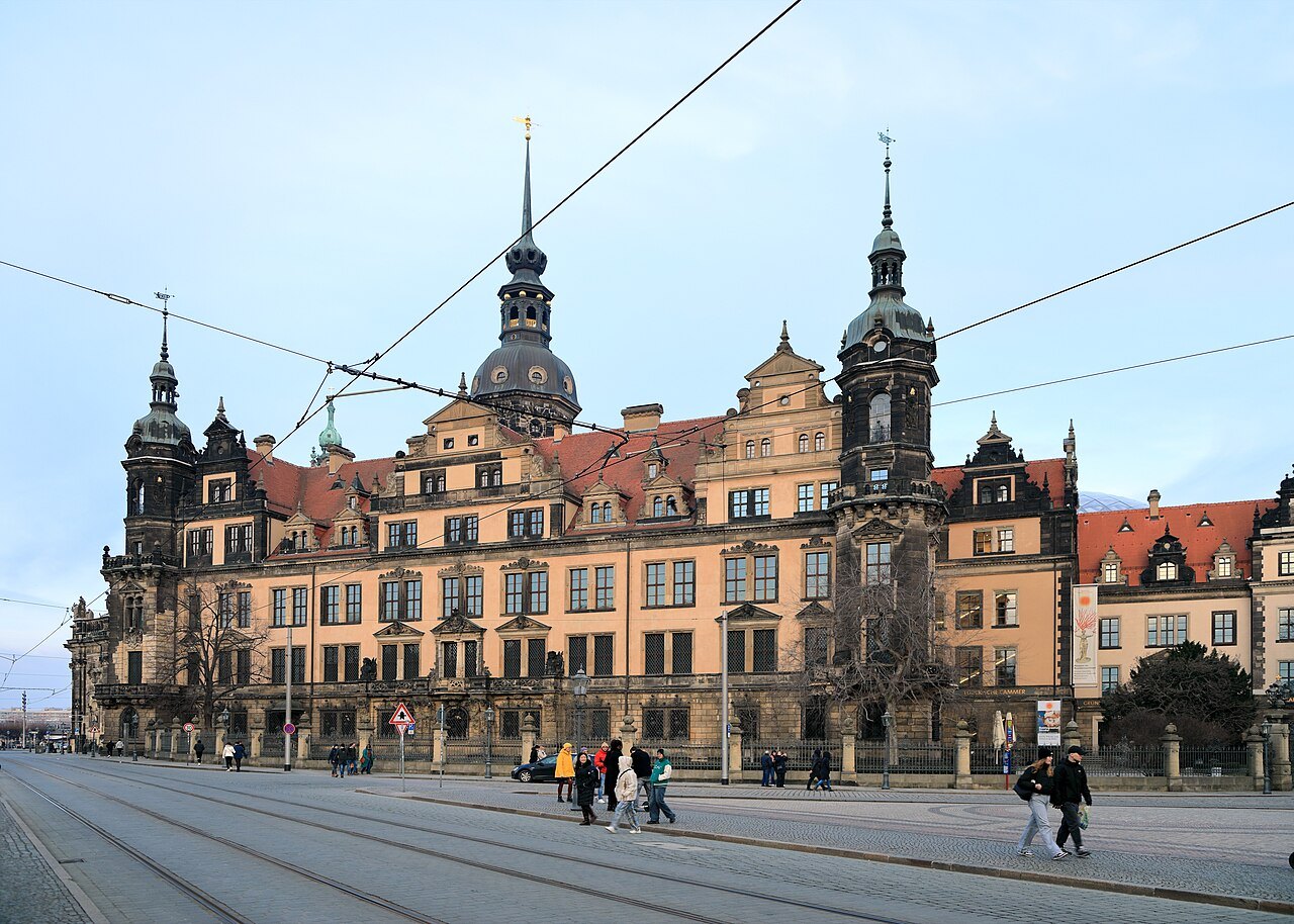 The Residenzschloss, home of the Green Vault