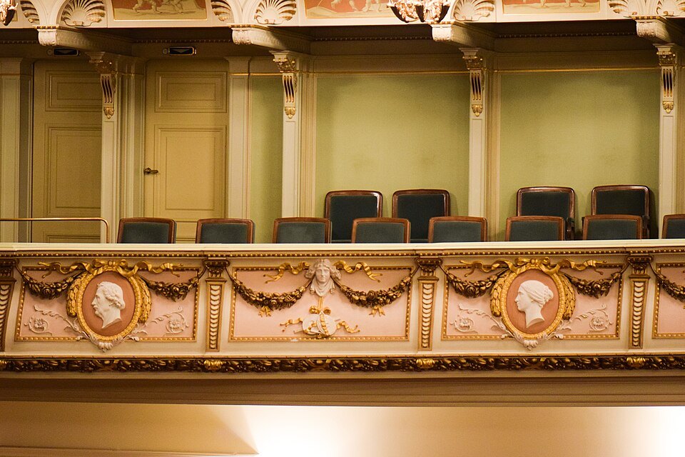 Private box seats in the opera house