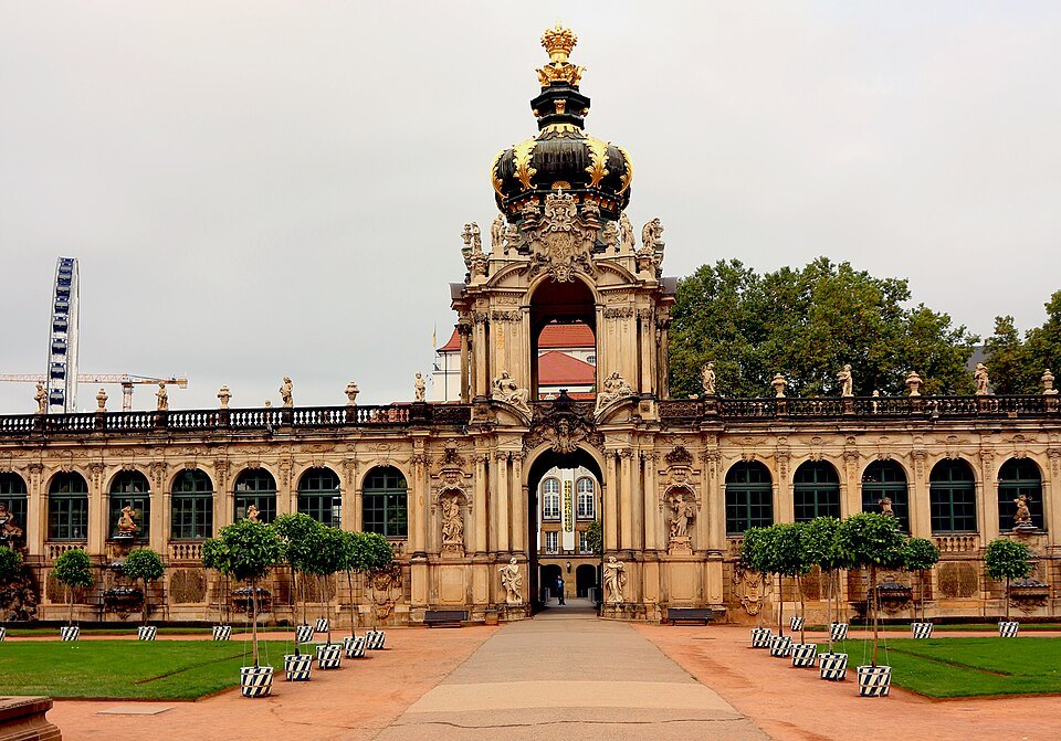 The Kronentor seen from the Zwinger courtyard